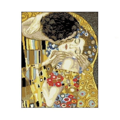 Kanwa 6091 Pocałunek (frag.) - Gustav Klimt