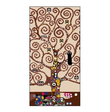 Kanwa 6593 Drzewo Życia - Gustav Klimt