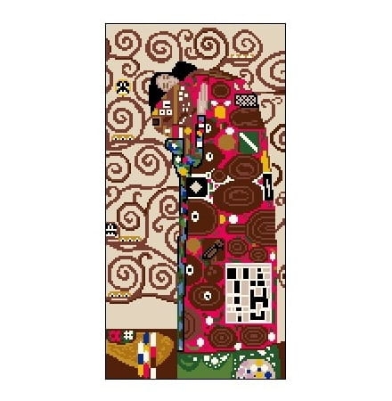 Kanwa 6594 Drzewo Życia  - Spełnienie - Gustav Klimt