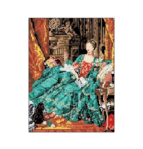 Kanwa 3015 Madame de Pompadour - François Boucher