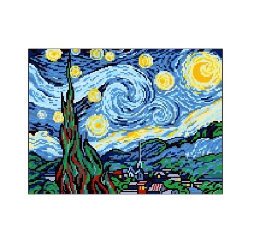 Kanwa 3038 Gwiaździsta noc - Vincent van Gogh