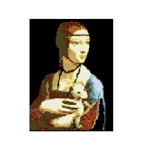 Kanwa 1027 Dama z łasiczką - Leonardo da Vinci