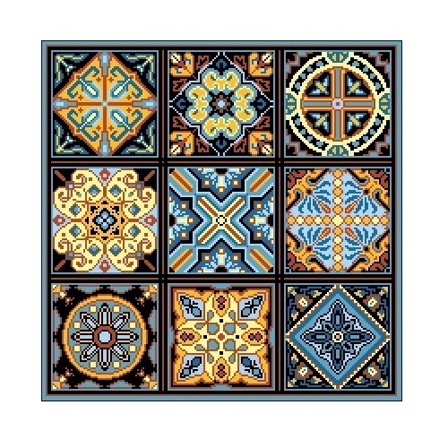 6908 Kanwa do haftu - Lizbońskie azulejos.jpg